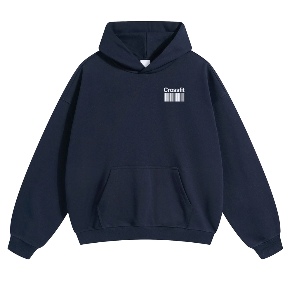 Crossfit Unisex Casual Anime Print Hoodie-moweekender