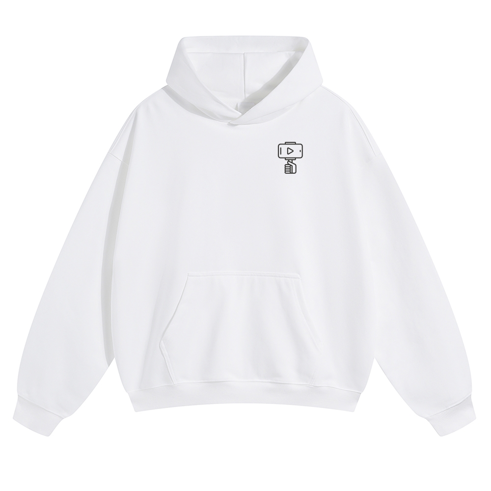 Vlogger Unisex Casual Anime Print Hoodie-moweekender