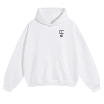 Vlogger Unisex Casual Anime Print Hoodie-moweekender