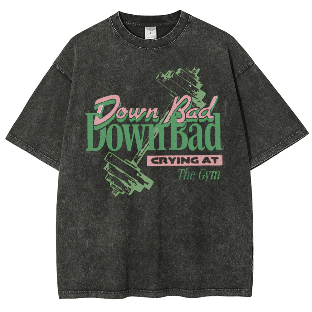 Down Bad Vintage Snowflake Washed T-Shirt-moweekender