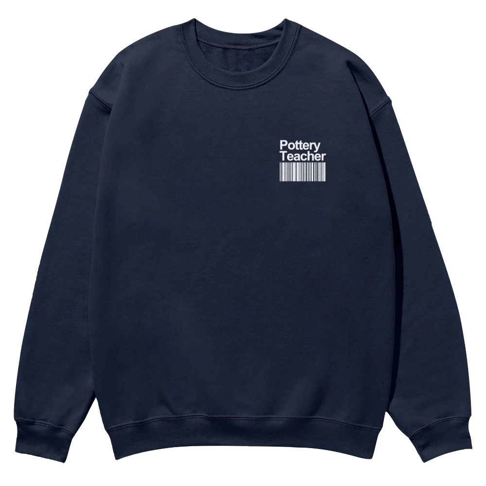 Pottery Teacher Casual Crewneck Sweatshirt-moweekender