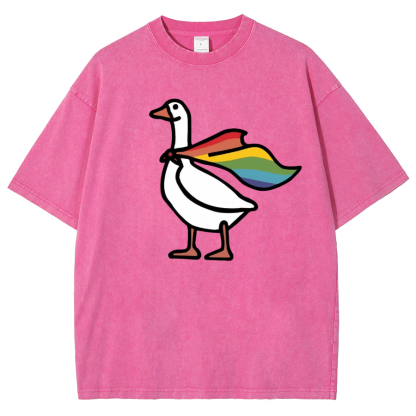 Goose Washed Oversized T-Shirt-moweekender