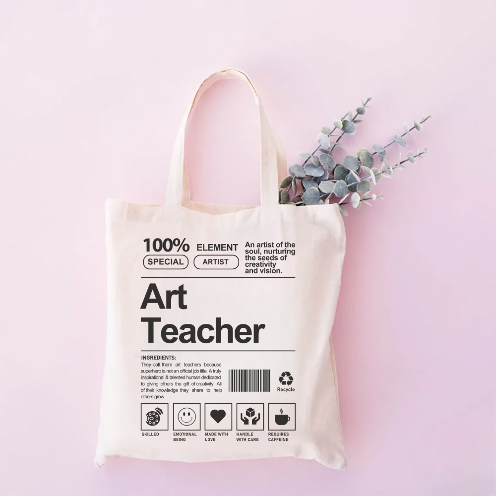 Art Teacher Tote Bag-moweekender