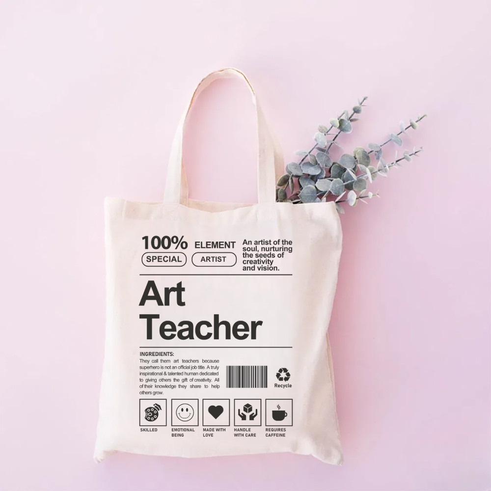 Art Teacher Tote Bag-moweekender