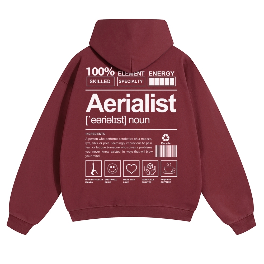 Aerialist Solid Color Hoodie-moweekender