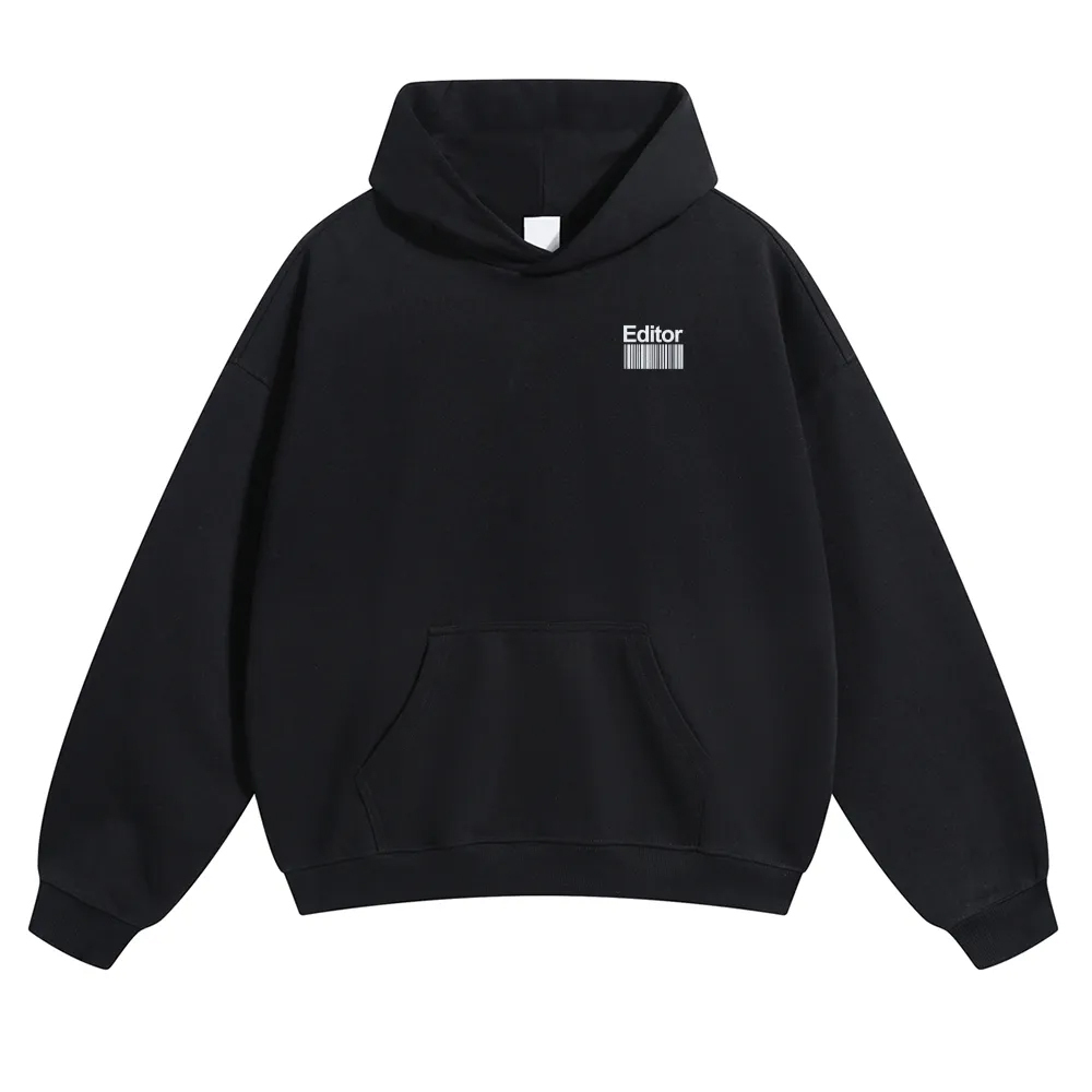 Editor Unisex Casual Anime Print Hoodie-moweekender