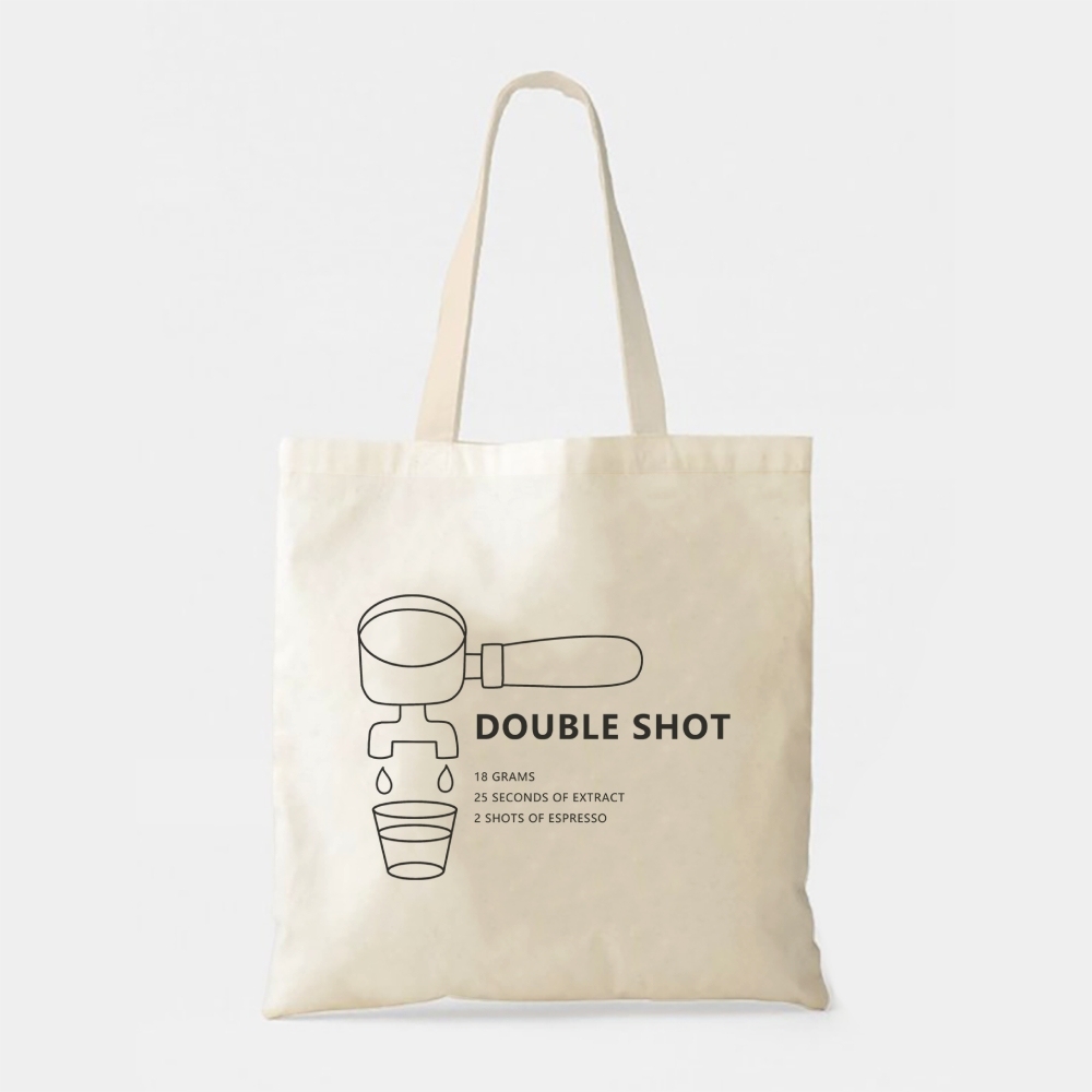 DOUBLE SHOT Tote Bag-moweekender