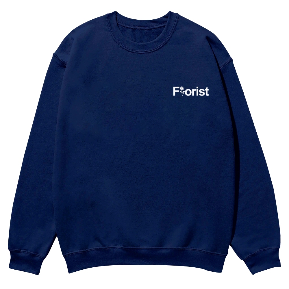 Florist Pattern Crew Neck Sweatshirt-moweekender