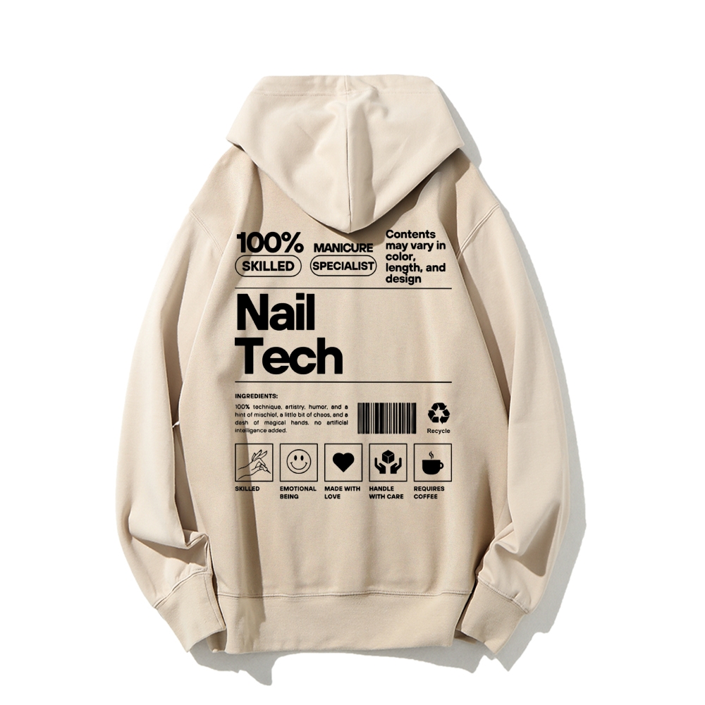 Nail Tech Casual Hoodie-moweekender