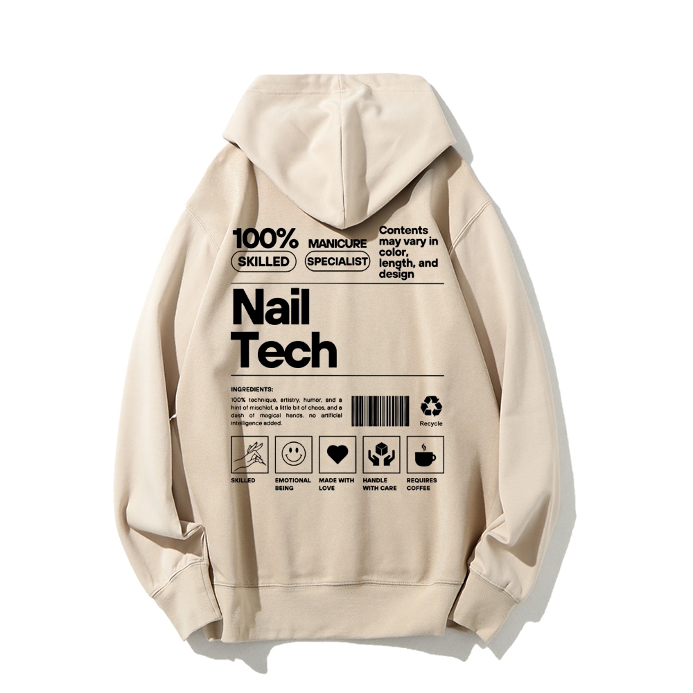 Nail Tech Casual Hoodie-moweekender
