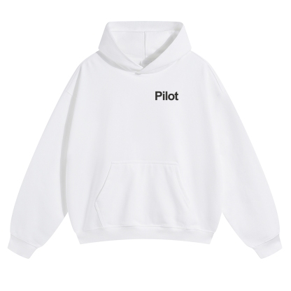 Pilot Solid Color Hoodie-moweekender