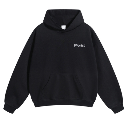 Florist Pattern Unisex Casual Anime Print Hoodie-moweekender