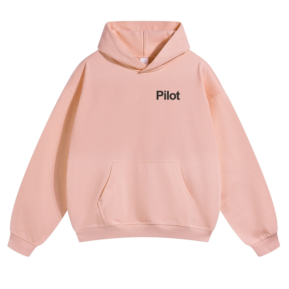 Pilot Solid Color Hoodie-moweekender