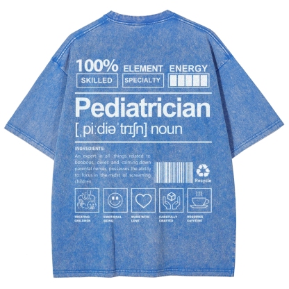 Pediatrician Unisex Fit Washed T-Shirt