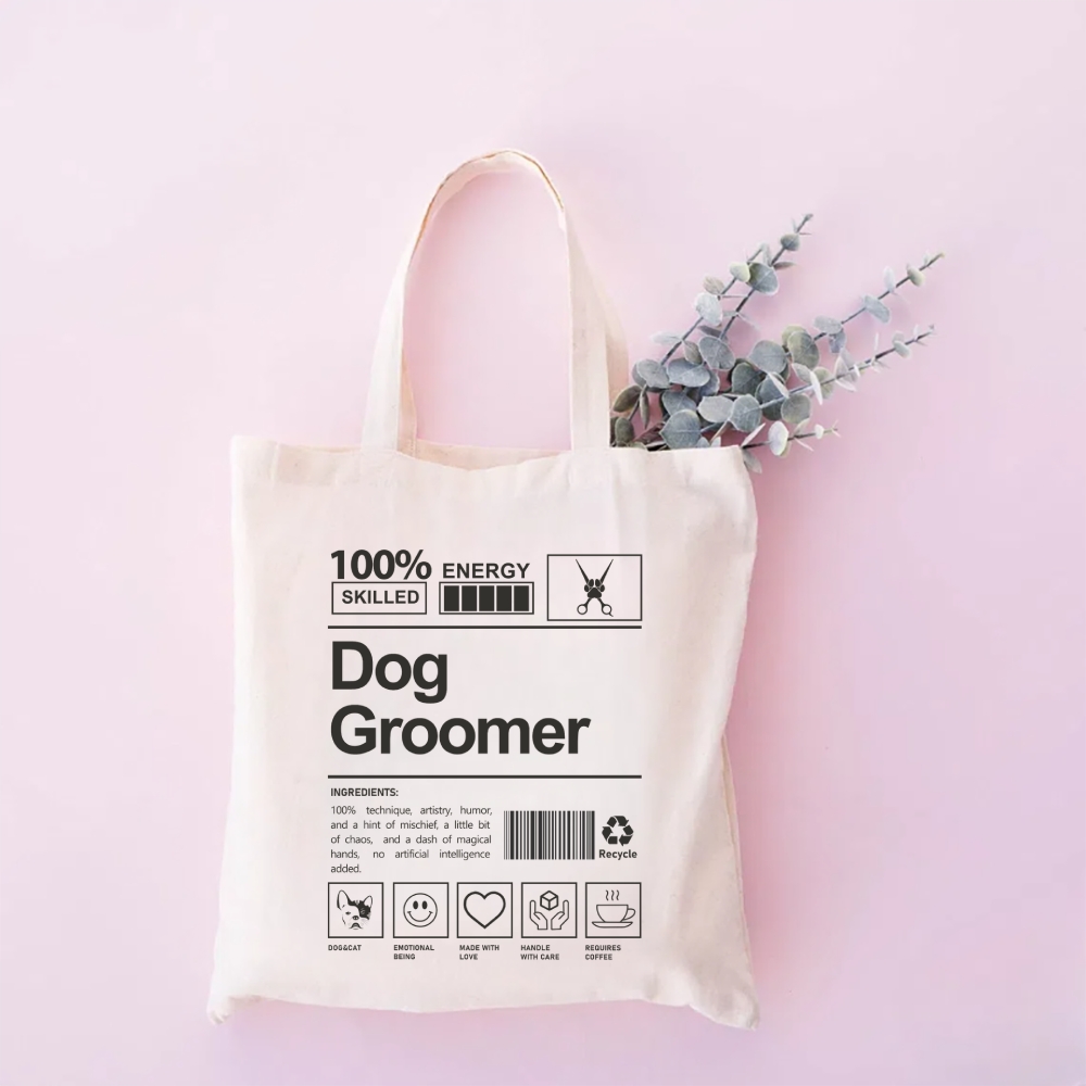 Dog Groomer Tote Bag-moweekender