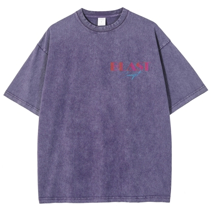 Unisex Fit Washed T-Shirt-moweekender