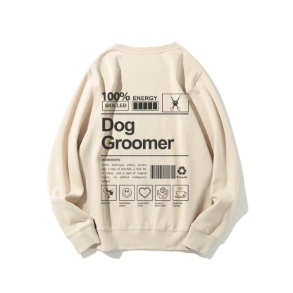 Dog Groomer Casual Crewneck Sweatshirt-moweekender