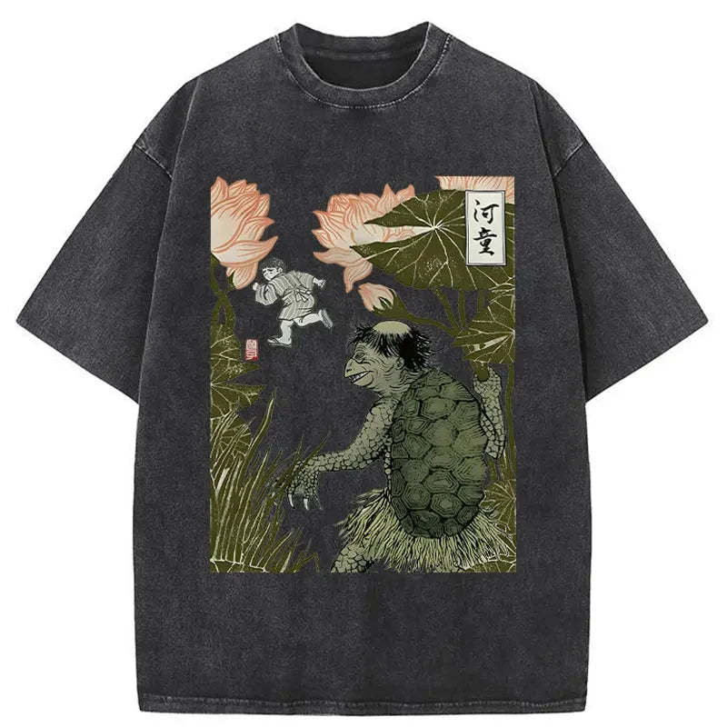 Monster Kappa Washed Vintage T-Shirt-moweekender