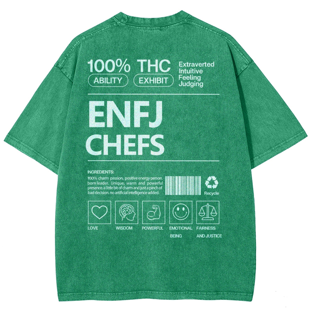 ENFJ  CHEFS WASHED T-SHIRT