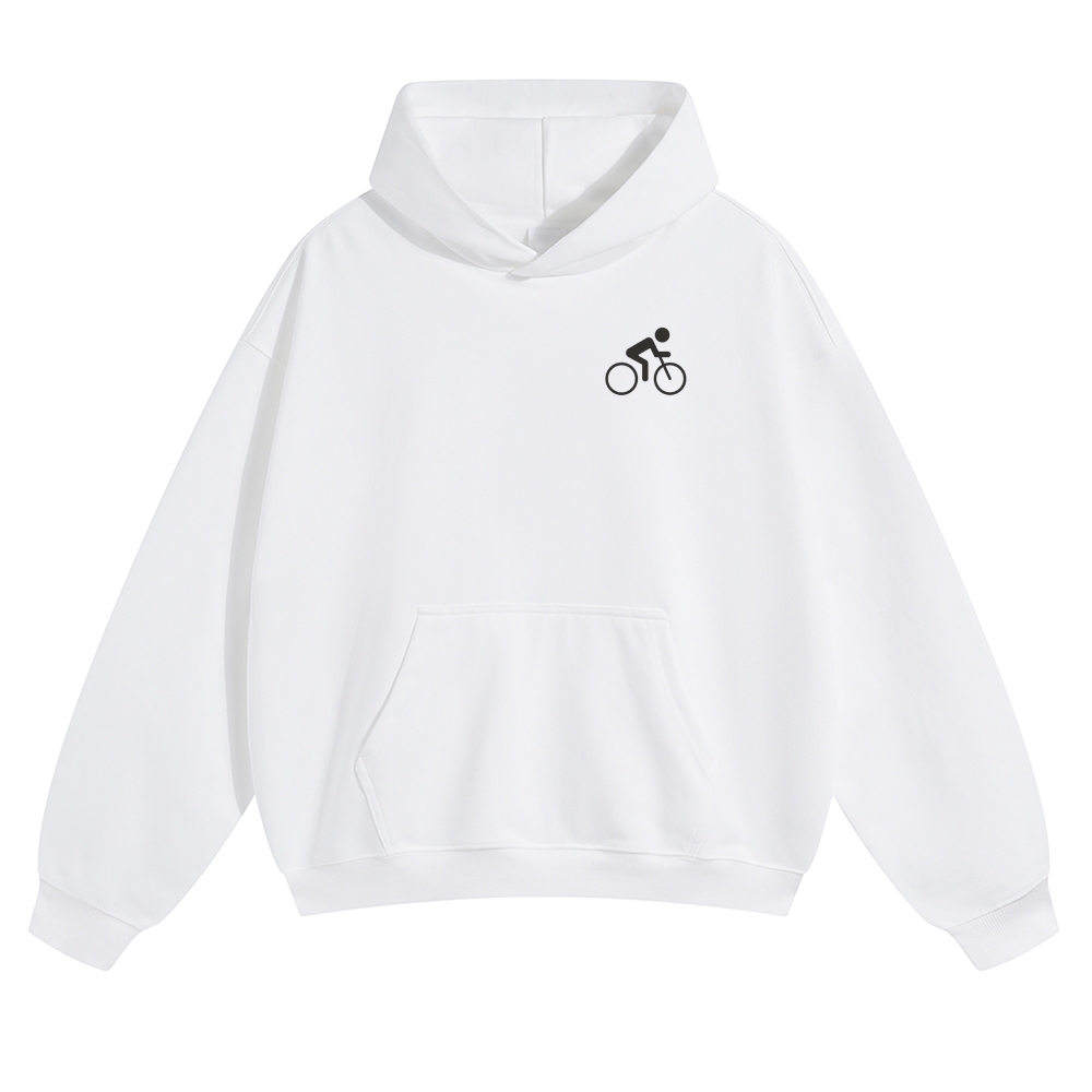 Cyclist Solid Color Hoodie