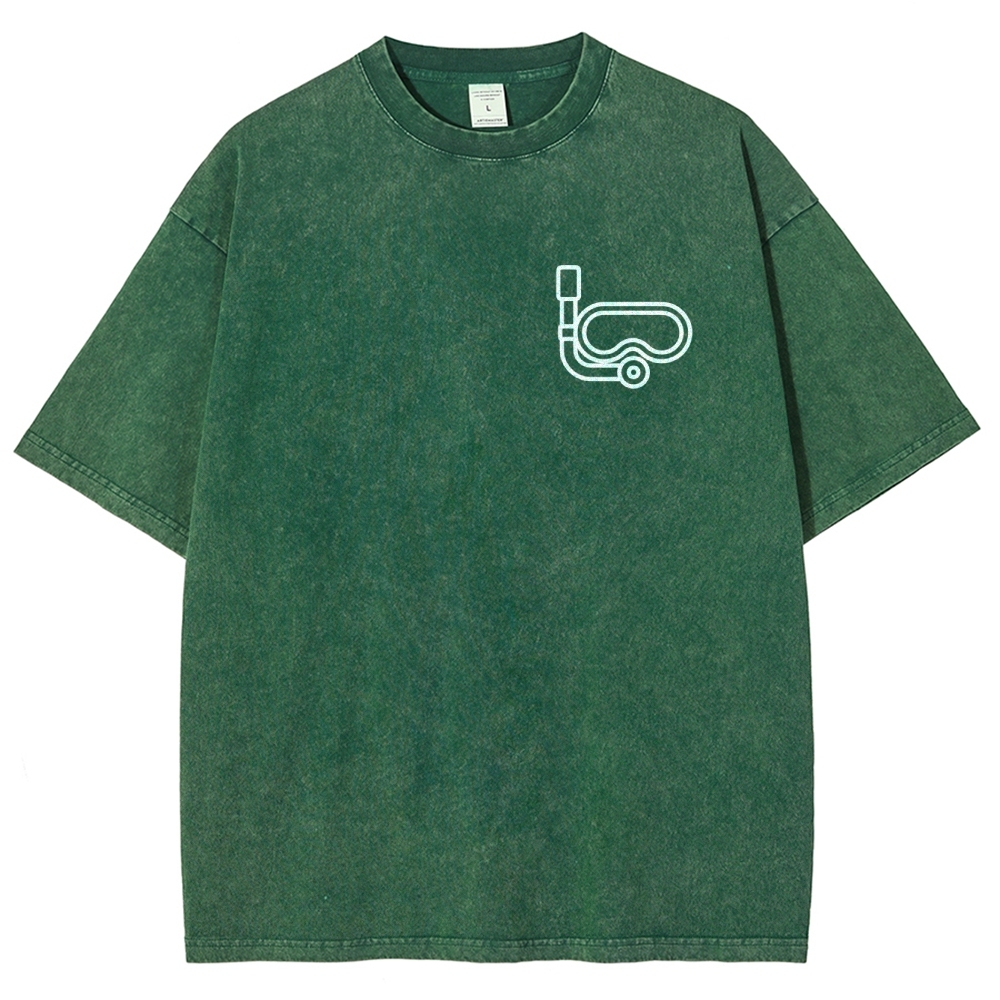 Scuba Instructor Unisex Fit Washed T-Shirt