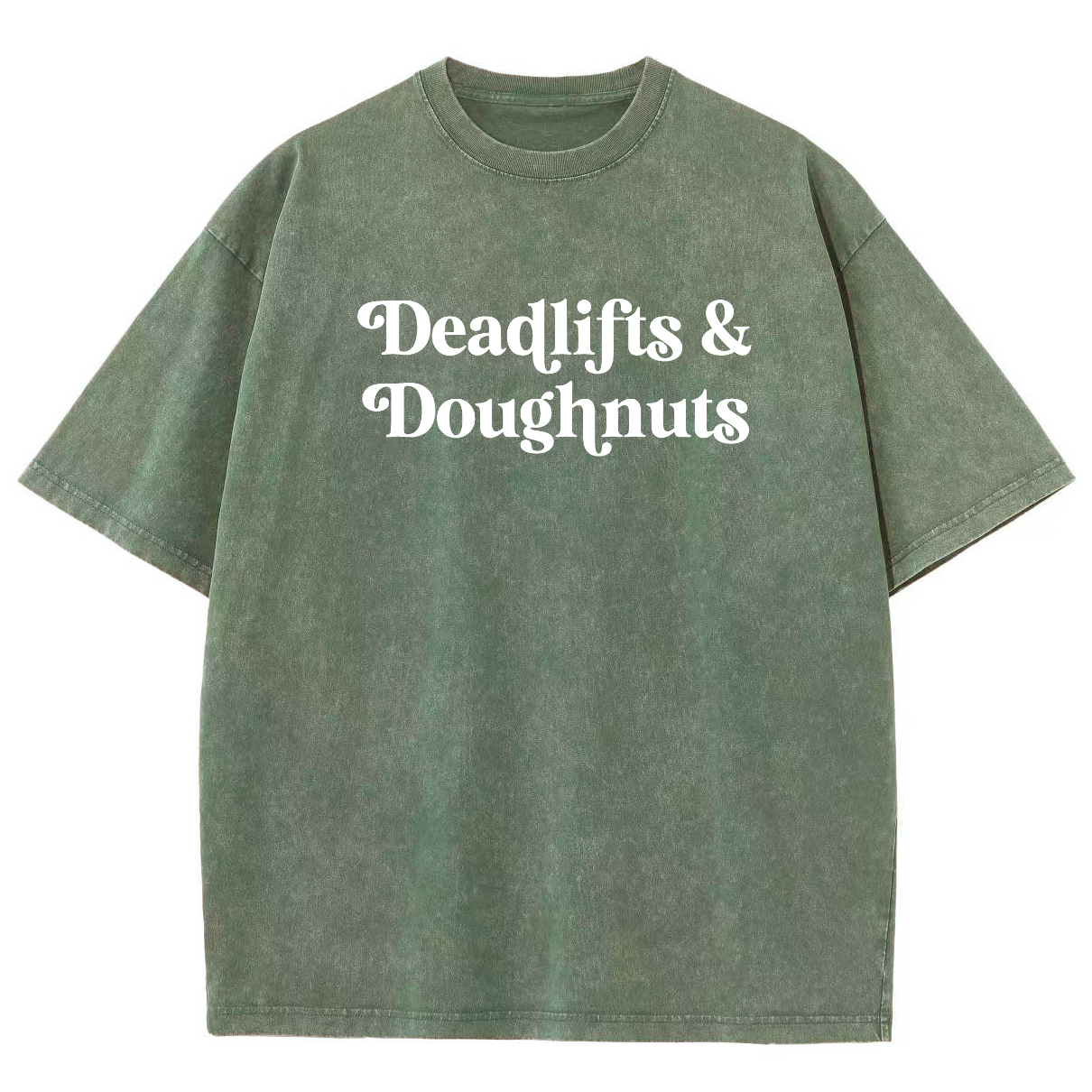 Deadlifts & Dounghts Unisex Fit Washed Oversized T-Shirt-moweekender
