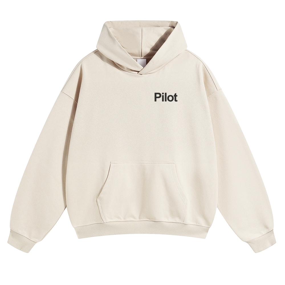 Pilot Solid Color Hoodie-moweekender