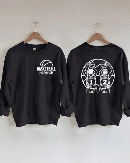 Casual Sport Basketball Printed Sweatshirt-moweekender