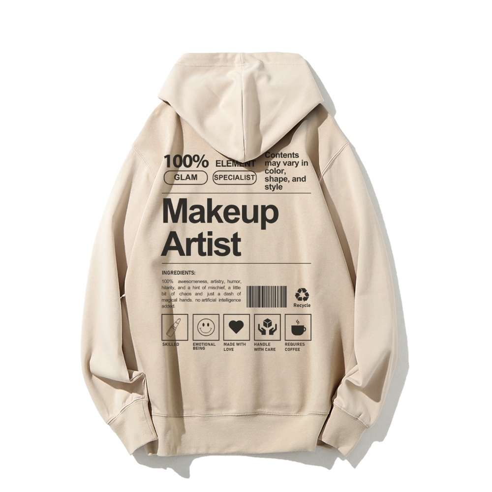 Makeup Artist Casual Hoodie-moweekender