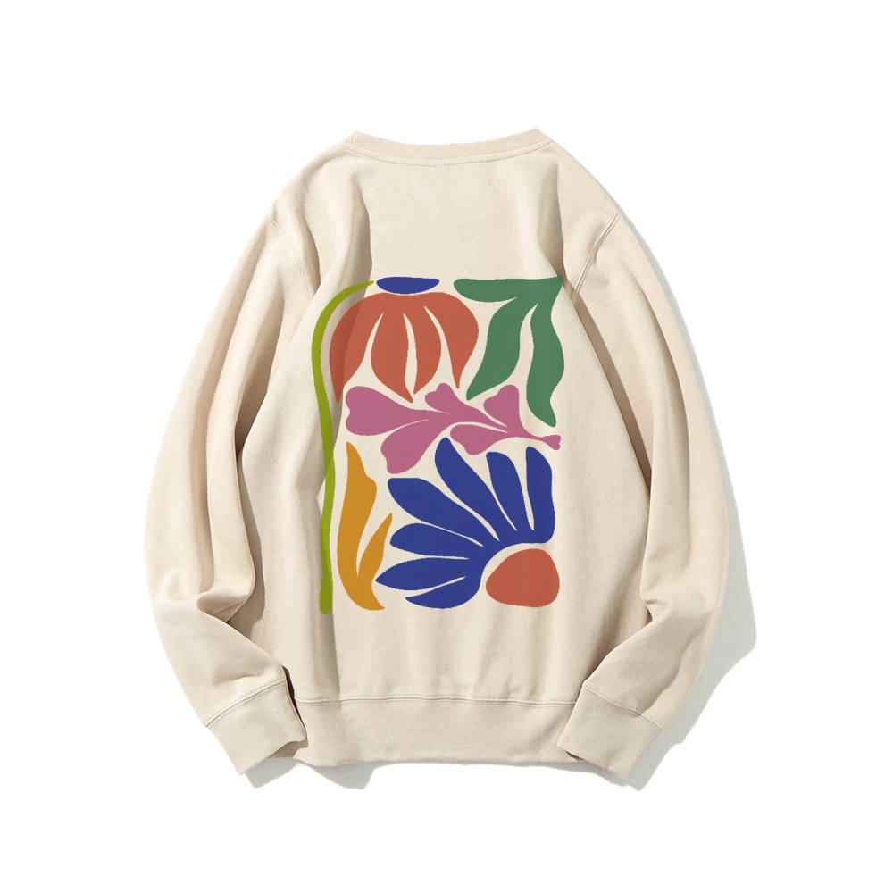 Wildflowers Matisse Art Casual Crewneck Sweatshirt-moweekender