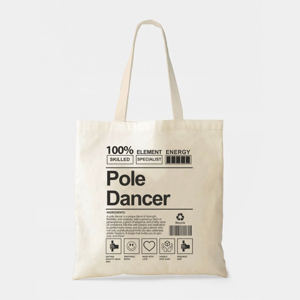 Pole Dancer Tote Bag-moweekender