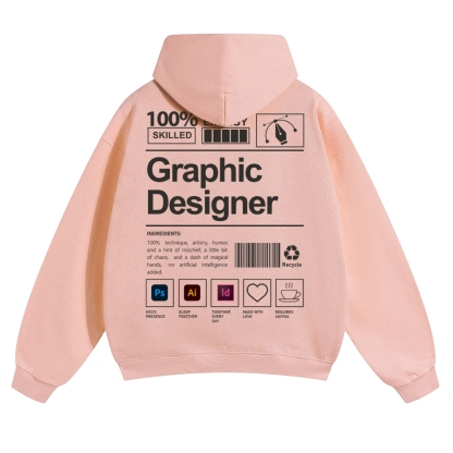 Graphic Designer Unisex Casual Anime Print Hoodie-moweekender