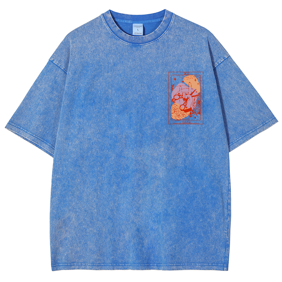IYKYK Lesbian Sapphic Unisex Fit Washed T-Shirt-moweekender
