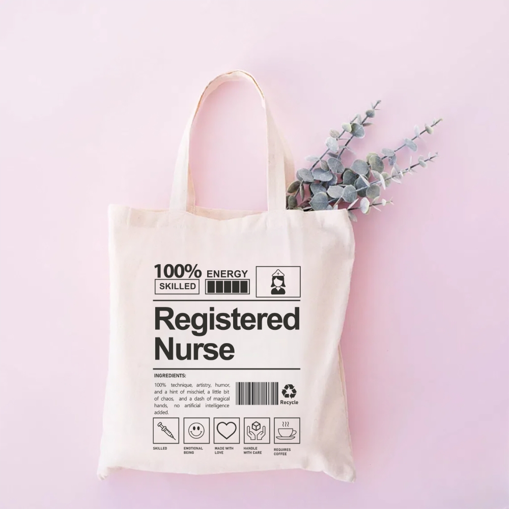 Registered Nurse Tote Bag-moweekender