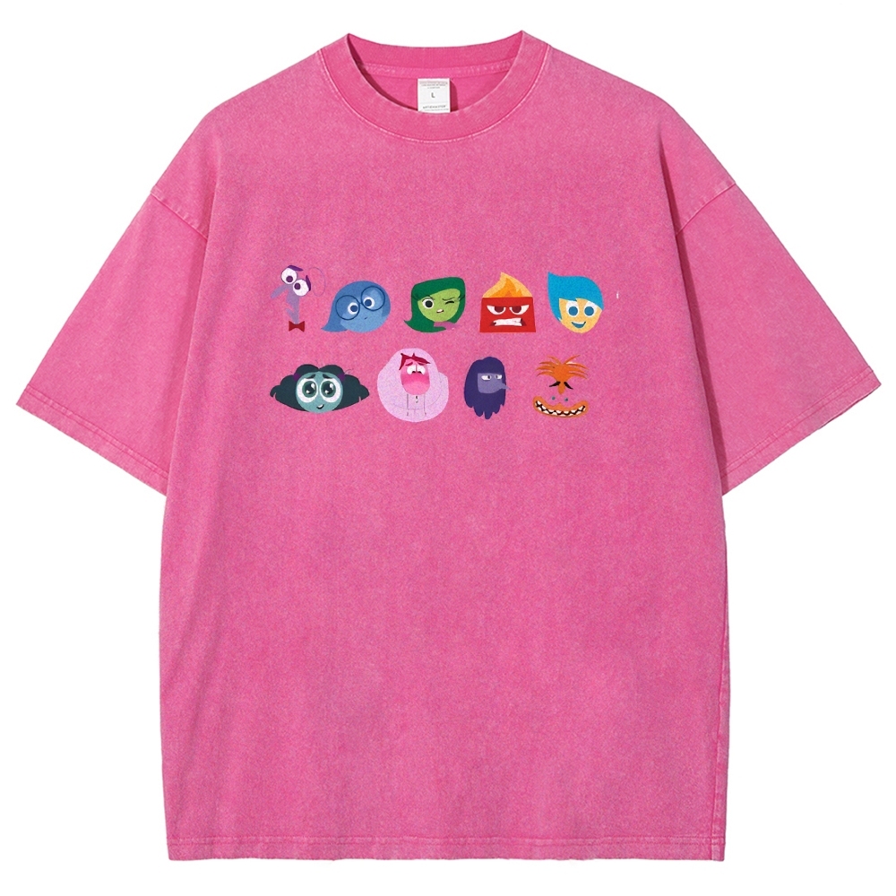 It's Okay To Feel All The Feels Washed T-shirt-moweekender
