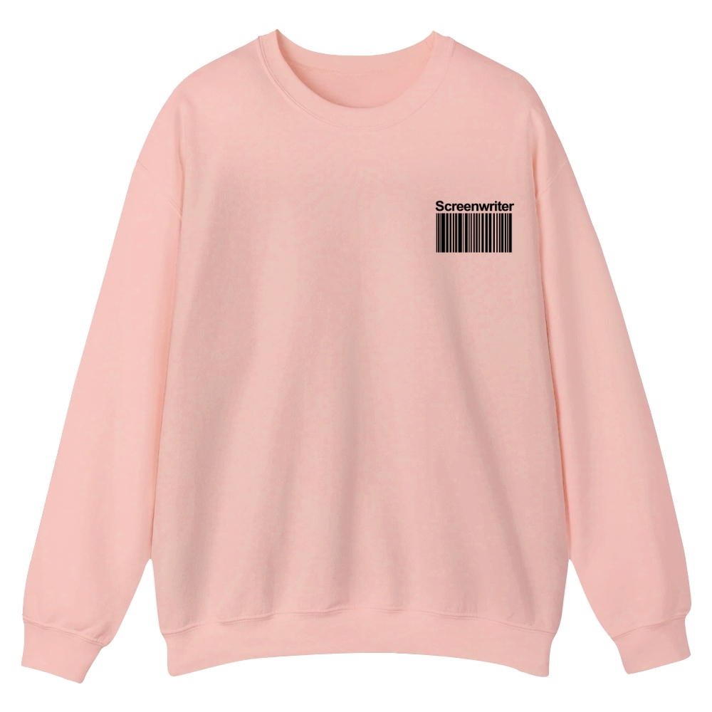 Screenwriter Printed Crew Neck Sweatshirt-moweekender