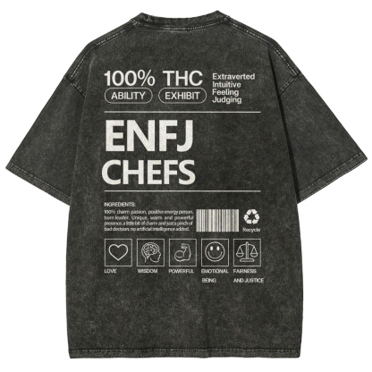 ENFJ  CHEFS WASHED T-SHIRT