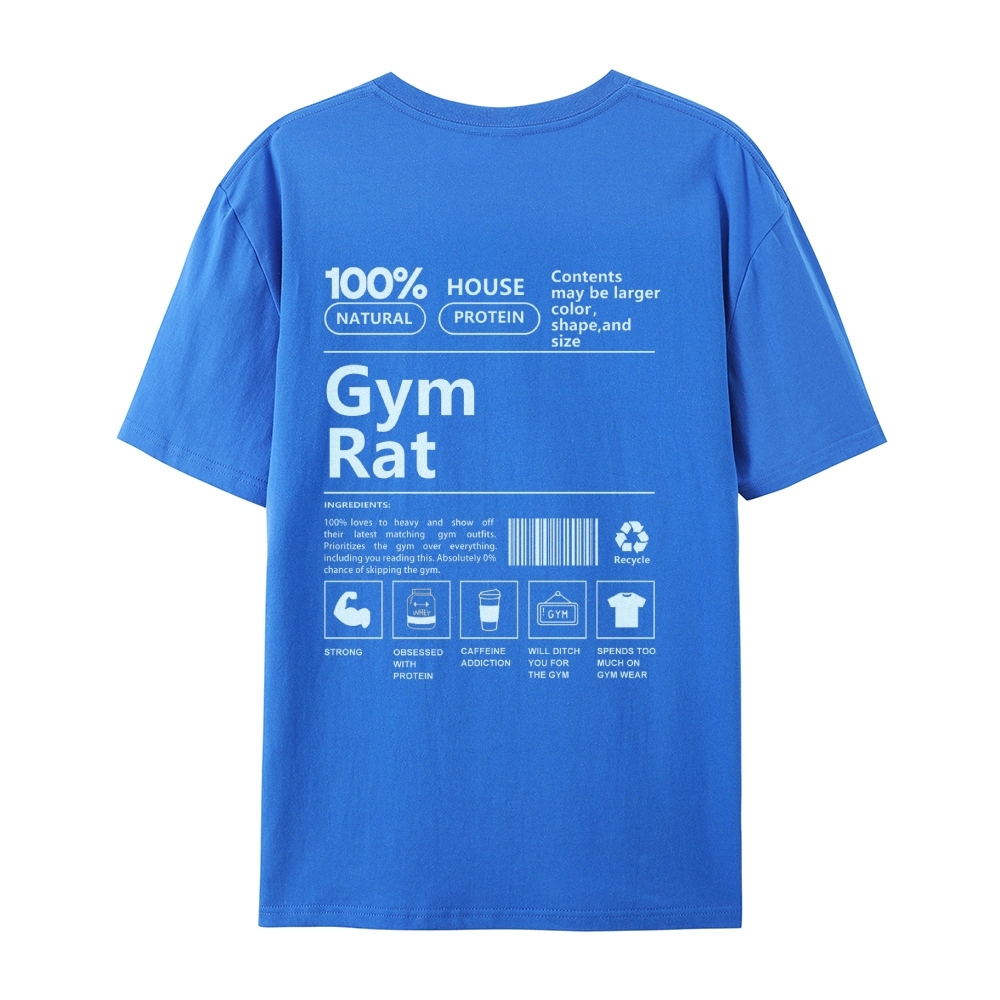 Gym Rat Casual Short Sleeve T-Shirt-moweekender