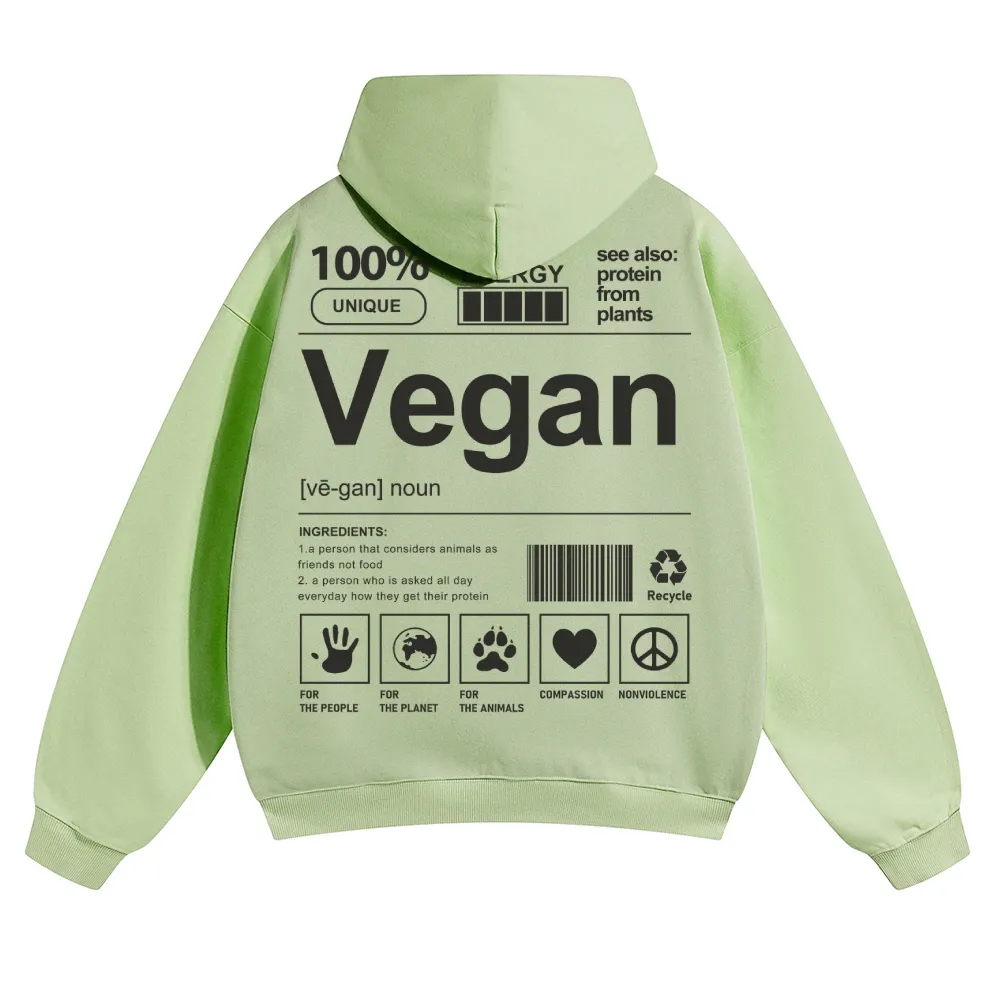 Vegan Unisex Casual Anime Print Hoodie-moweekender