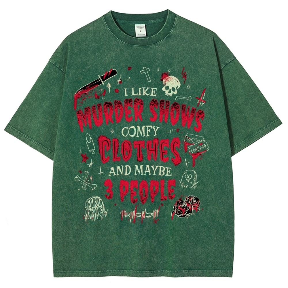 Story Of My Life Vintage Snowflake Washed T-Shirt-moweekender