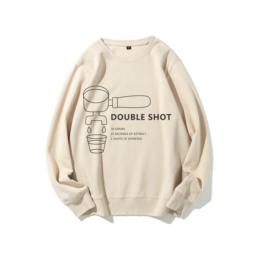 Double Shot Casual Crewneck Sweatshirt-moweekender