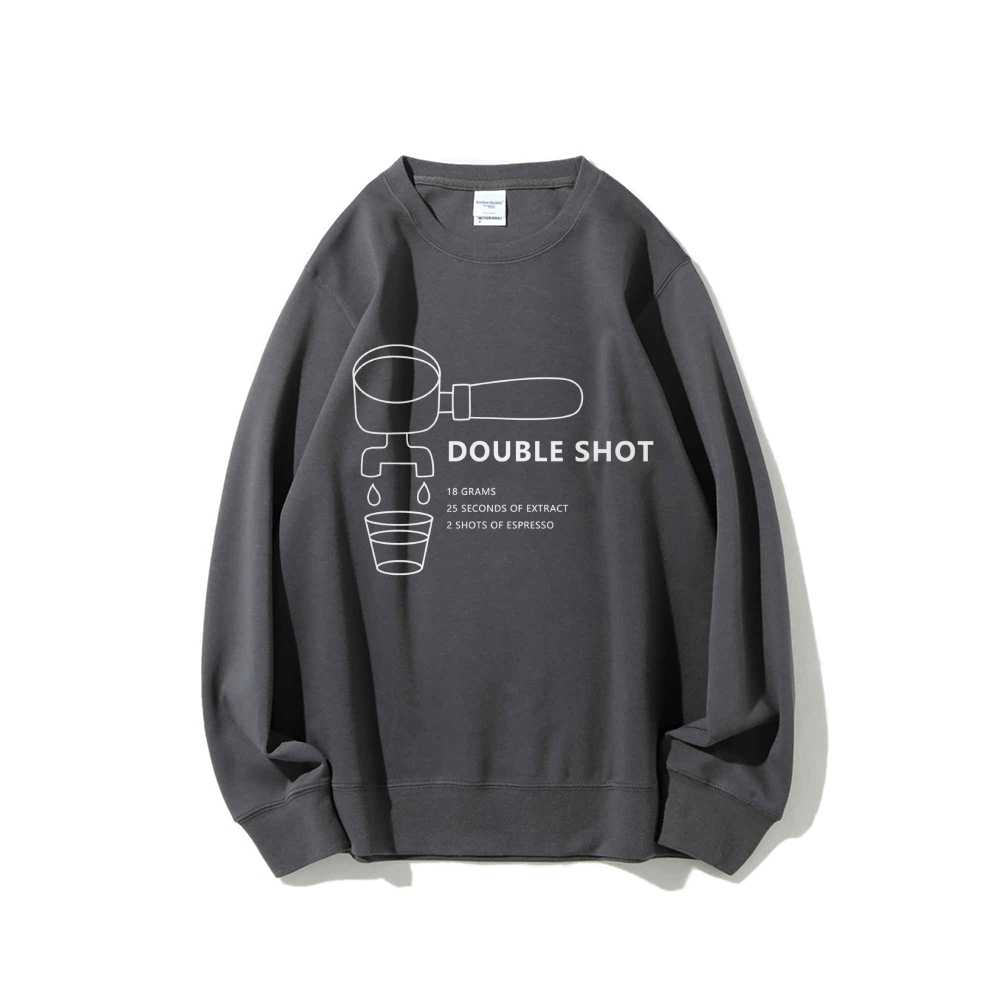 Double Shot Casual Crewneck Sweatshirt-moweekender