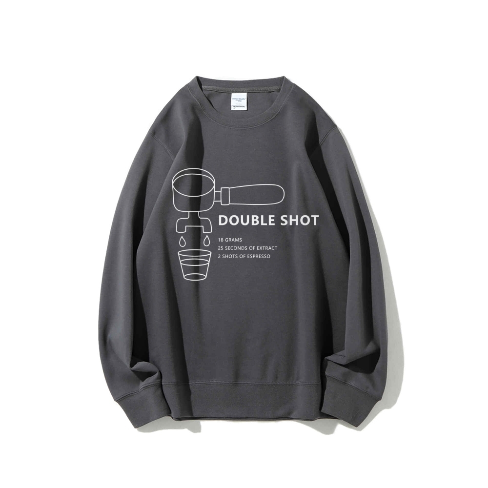 Double Shot Casual Crewneck Sweatshirt-moweekender
