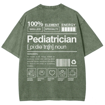 Pediatrician Unisex Fit Washed T-Shirt