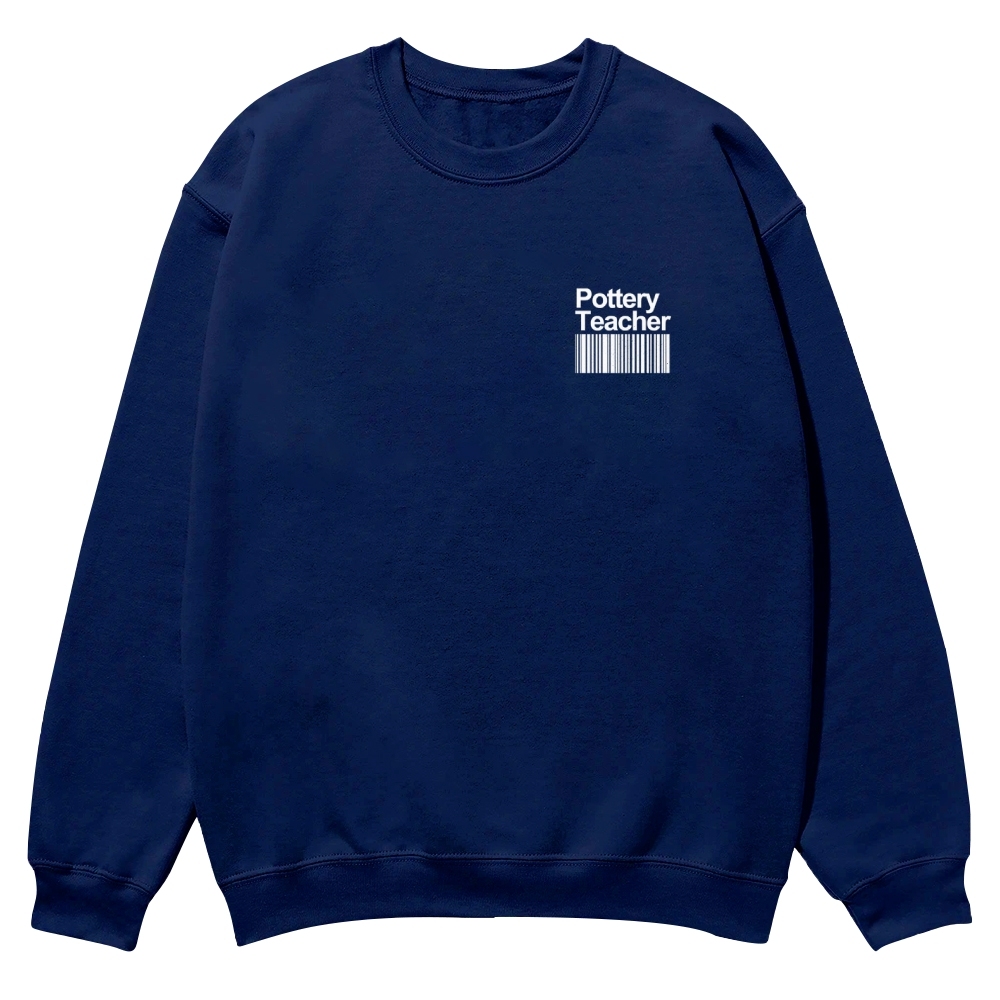 Pottery Teacher Casual Crewneck Sweatshirt-moweekender