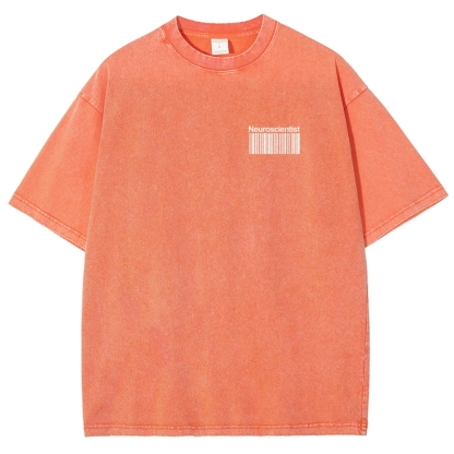 Neuroscientist Unisex Fit Washed T-Shirt-moweekender