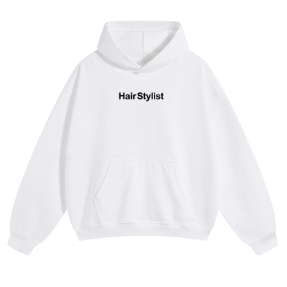 Hair Stylist Pattern Unisex Casual Anime Print Hoodie-moweekender