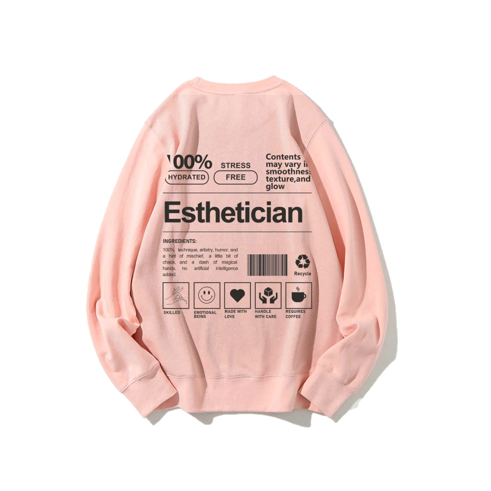 Esthetician Casual Crewneck Sweatshirt-moweekender