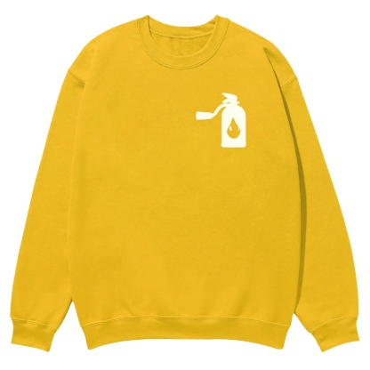 Firefighter Casual Crewneck Sweatshirt-moweekender