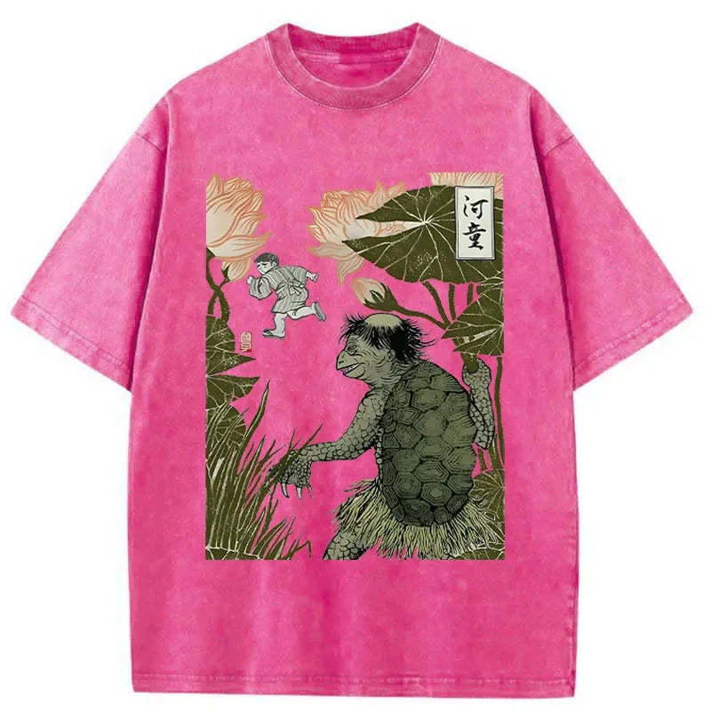 Monster Kappa Washed Vintage T-Shirt-moweekender